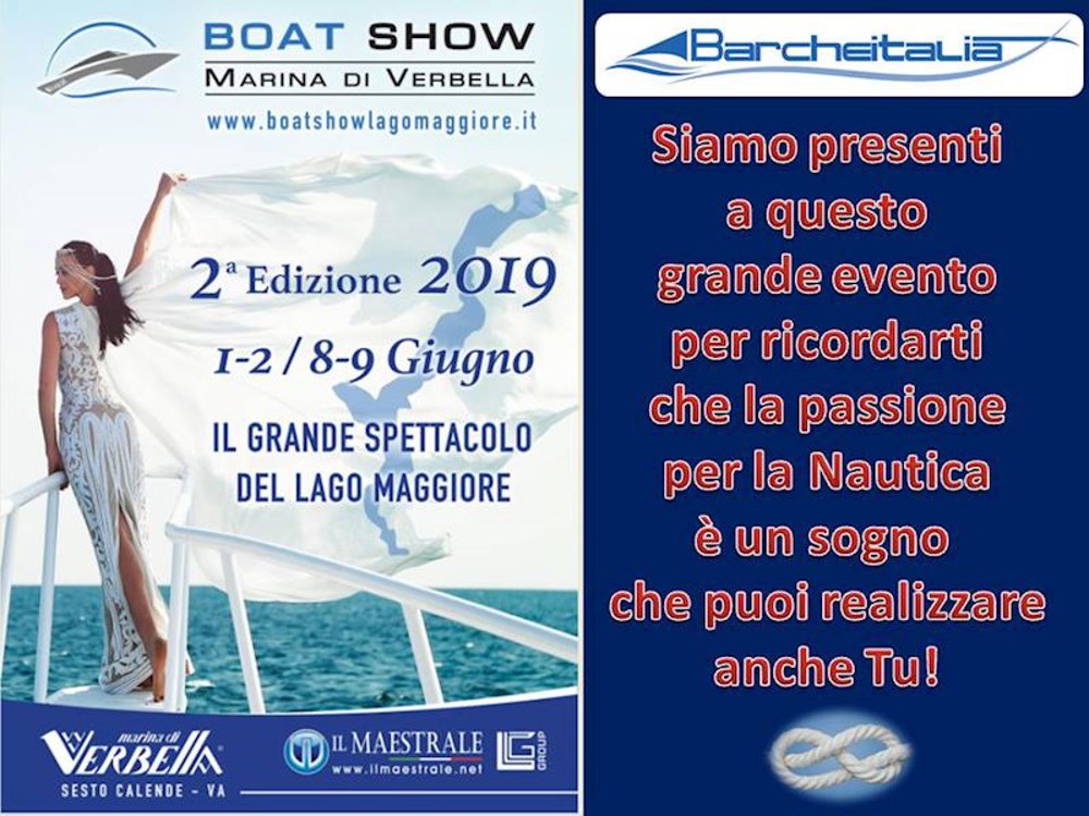 Barcheitalia è presente alla Seconda Edizione del Verbella Boat Show